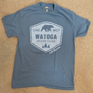 Gildan Blue Watoga State Park Tee From WV State Parks